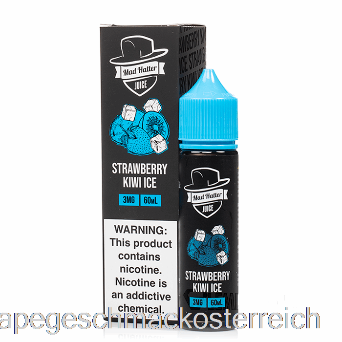 Erdbeer-Kiwi-Eis – Mad Hatter – 60 Ml, 6 Mg Vape-Geschmack